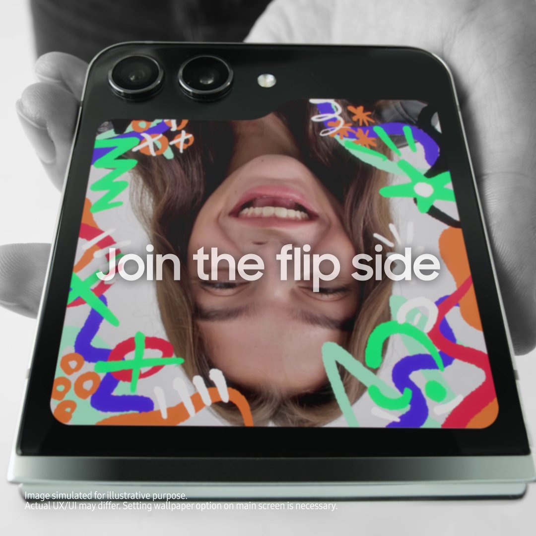 The fun goes on and on and on with #GalaxyZFlip5 😎 #JoinTheFlipSide #SamsungUnpacked Learn More:
