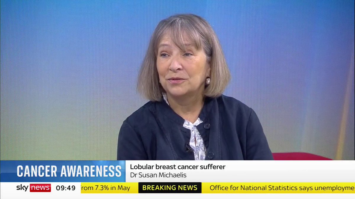 Dr Susan Michaelis explains what makes lobular breast cancer different to other forms of breast cancer. She told JayneSeckerSky why she is setting out to raise awareness and calling for a "moon shot change" 📺 Sky 501, Virgin 602 and YouTube