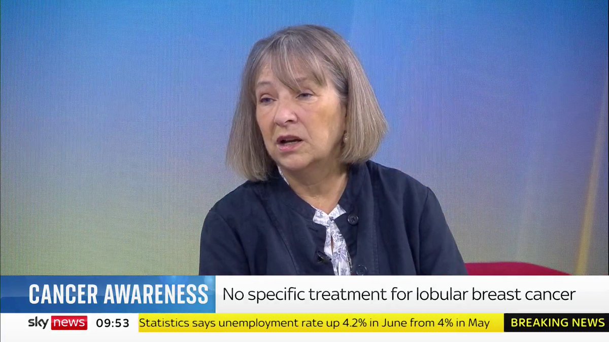 "This is different. It behaves differently. It shows up differently." Dr. Susan Michaelis is raising awareness about Lobular breast cancer, the second-most common kind of breast cancer. Find out more 👇 📺 Sky 501, Virgin 602, Freeview 233 and YouTube