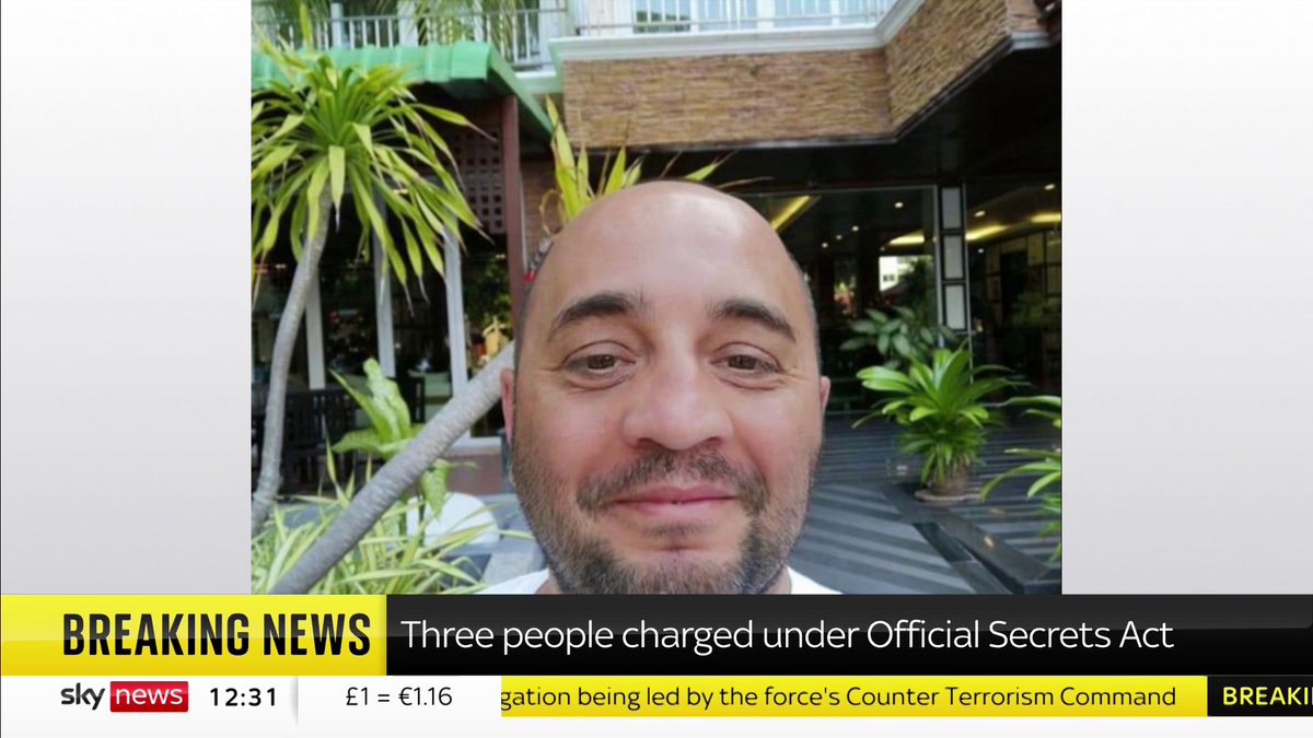 BREAKING: Three people have been arrested under the Officials Secret Act. The Official Secrets Act criminalises espionage by prohibiting certain behaviour that is carried out with a purpose prejudicial to the safety of interests of the UK. 📺 Sky 501