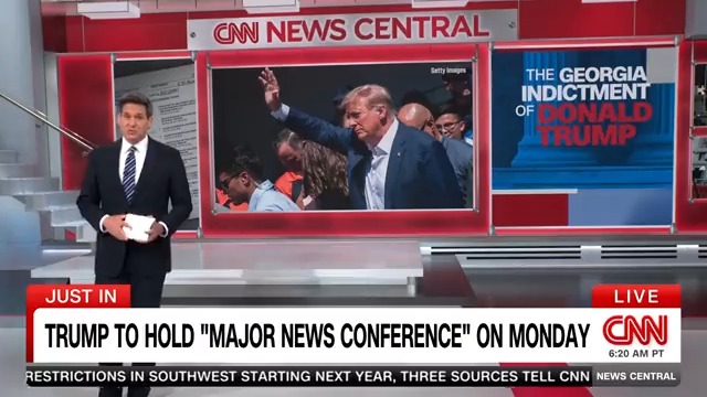 Former President Donald Trump has announced that he will hold a "major news conference" next Monday. Follow live updates: