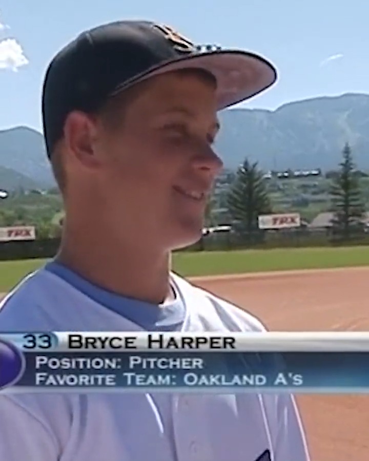Imagine facing Bryce Harper when he was 12 years old! 🤯 See Harper and the Philadelphia Phillies take on the Nationals in The #LittleLeagueClassic Sunday in Williamsport. 🎥: Triple Crown Sports