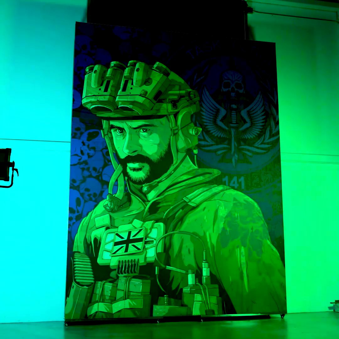 Price vs. Makarov 😤 Watch artist Jason Levesque bring #MW3's conflict to life.