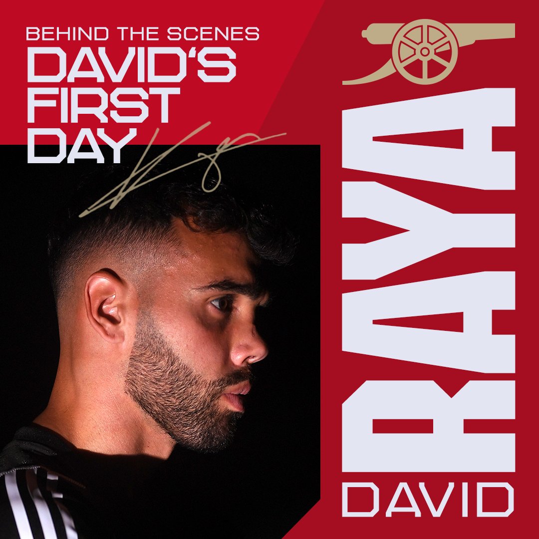 Go behind-the-scenes of David Raya’s first day at The Arsenal 👇