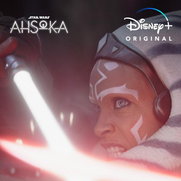Get ready. On August 23, experience the two-episode premiere of Ahsoka, a Star Wars Original series, on Disney+.