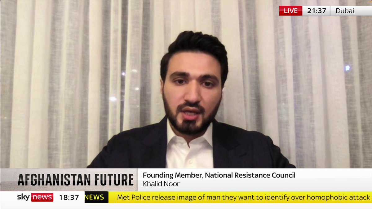 "Unfortunately we will be repeating history again." Khalid Noor discusses the ongoing cycle of violence in Afghanistan under Taliban power, saying the "cycle will not stop" unless they "respect human rights and come together". 📺 Sky 501