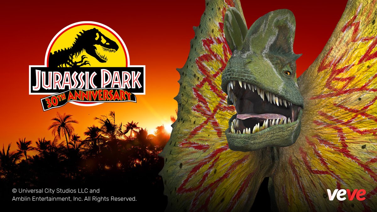 Celebrate the 30th anniversary of #JurassicPark by returning to where it all started! 🦖 Four animated #JurassicPark30 digital collectibles drop in blind box Waitlist format Fri, 18 August at 8 AM PT. #CollectorsAtHeart 💛