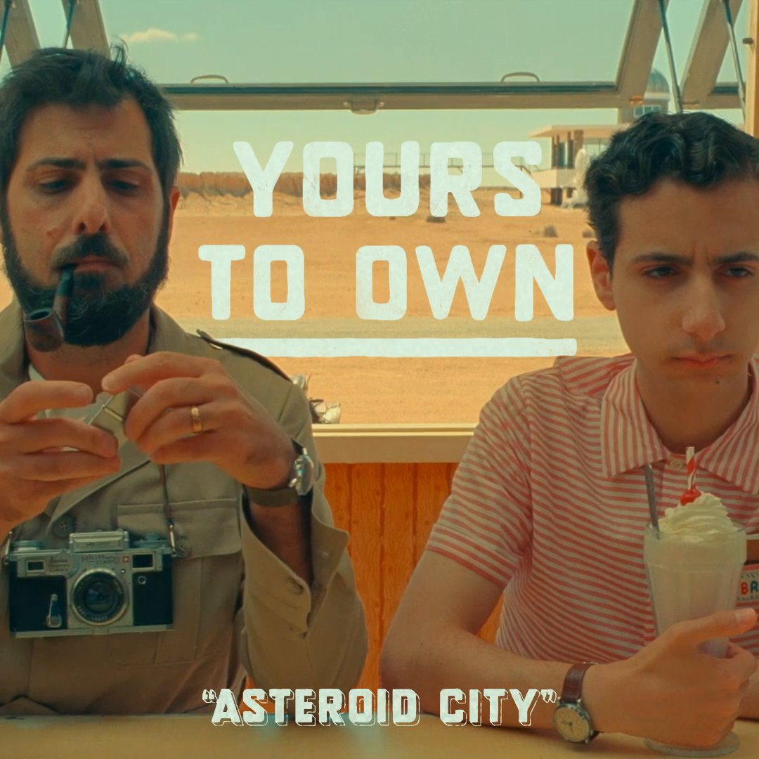 Join us for a galactic experience like no other! Asteroid City, a film by Wes Anderson is yours to own on Digital &amp; Blu-ray NOW including never-before-seen bonus features.