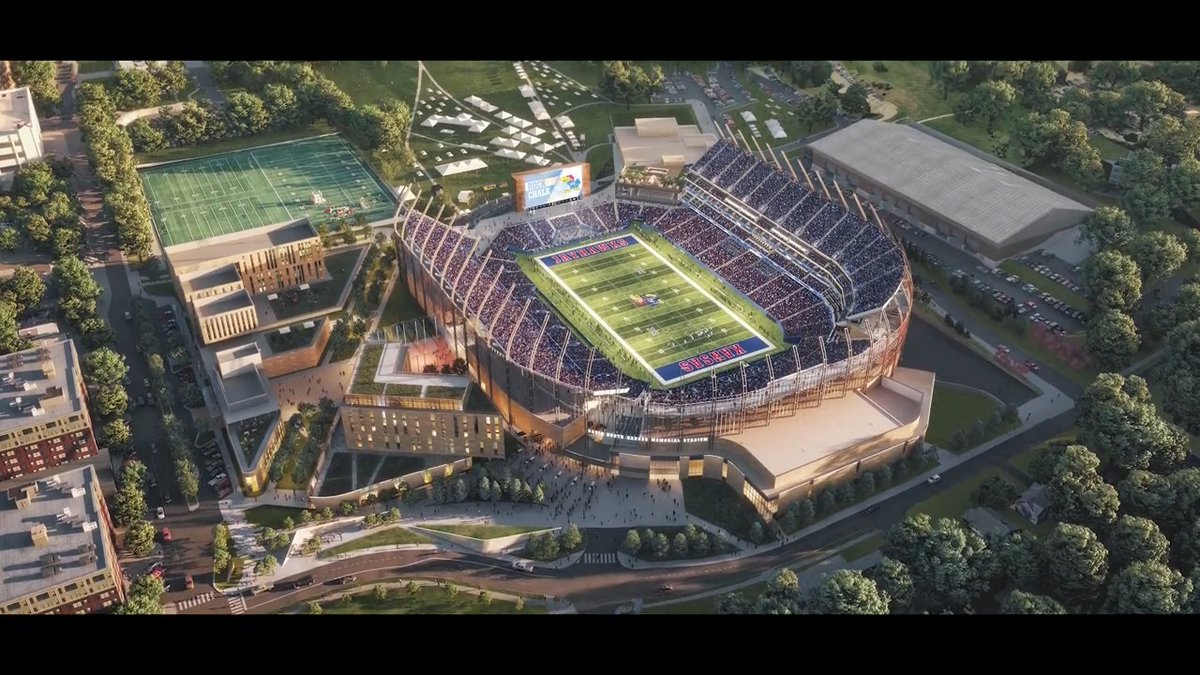 Writing a bold new chapter in the 100+ year history of David Booth Kansas Memorial Stadium 🏟️🎞️