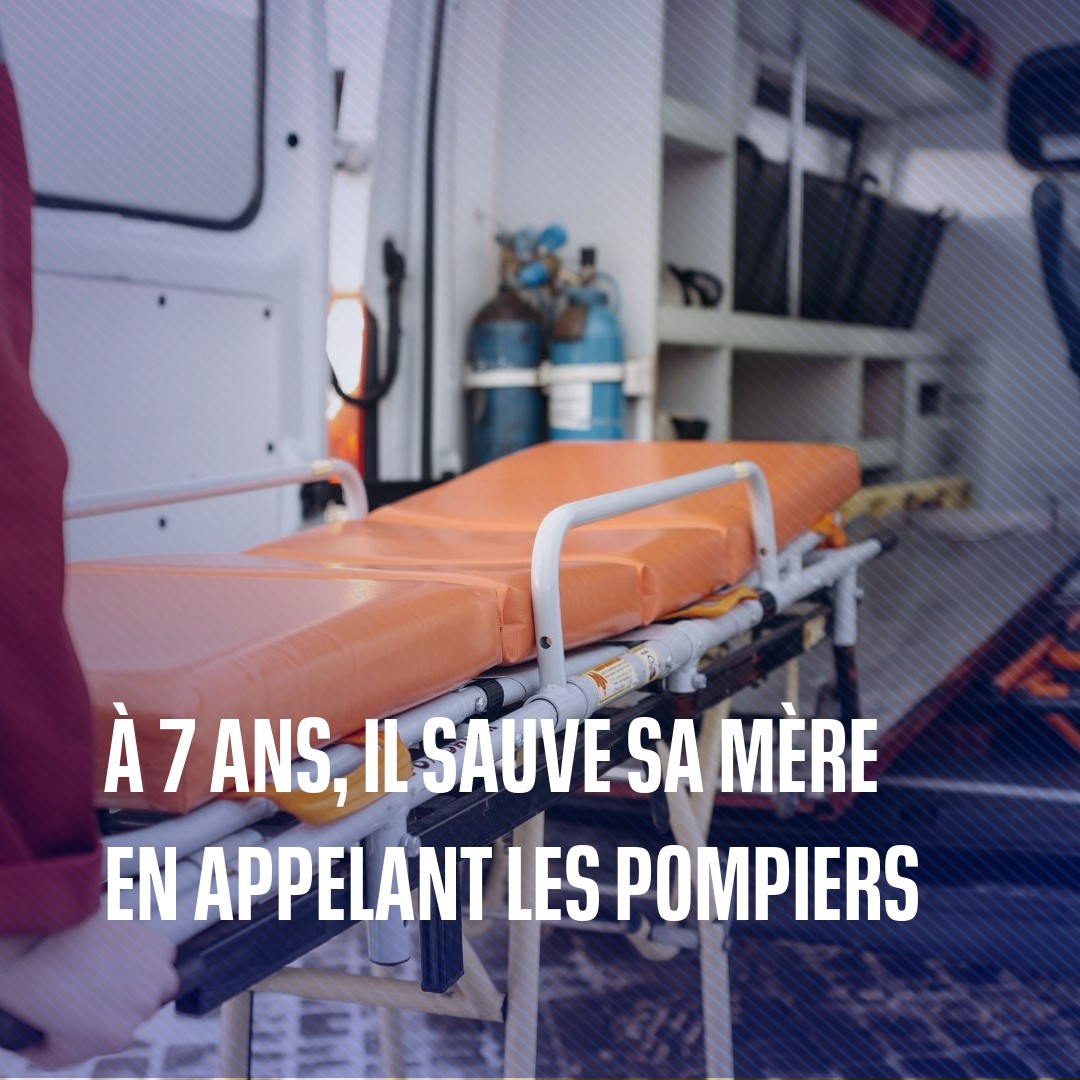 "Elle n'arrive pas à se réveiller" 📞À 7 ans, il sauve sa mère inconsciente en appelant les pompiers