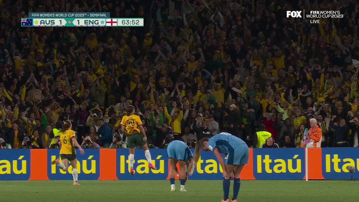 FINISHING LIKE THAT IS ONLY POSSIBLE FROM STARS LIKE SAM KERR 🇦🇺