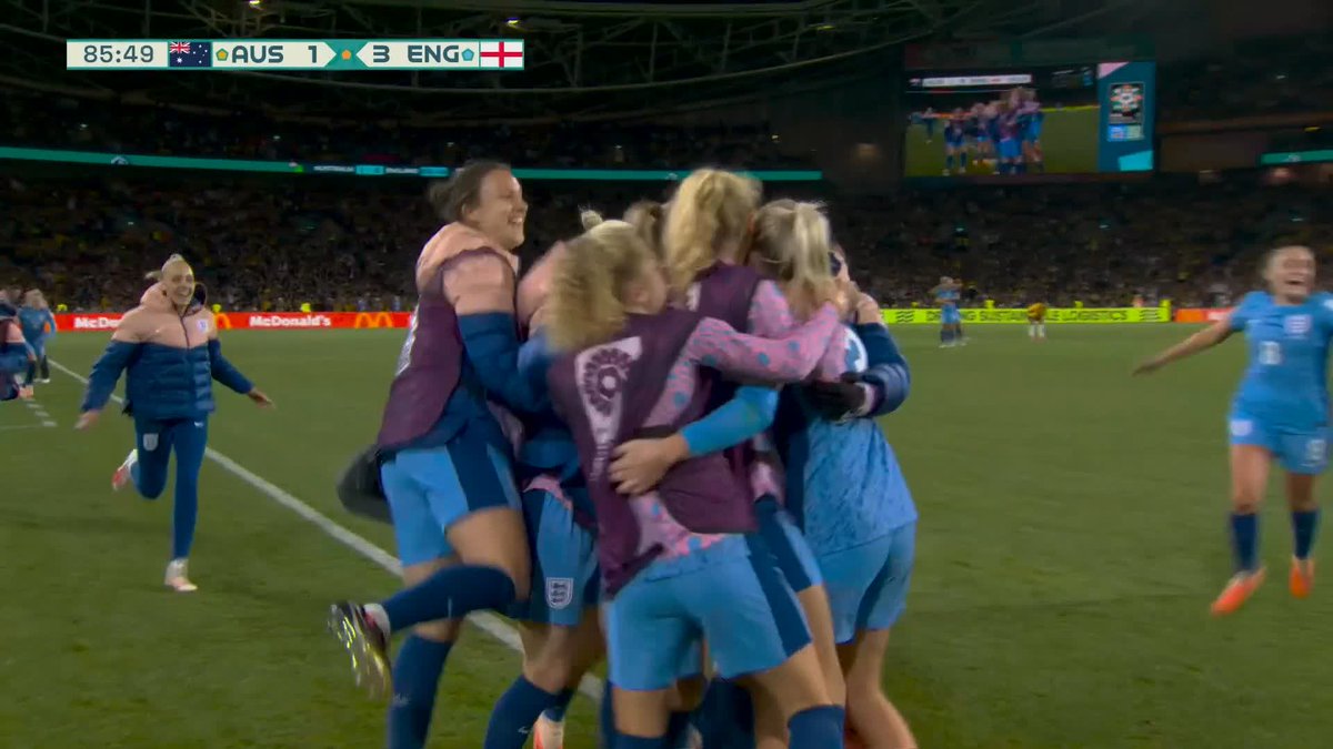 The goal that secured England's place in the #FIFAWWC final 🏴󠁧󠁢󠁥󠁮󠁧󠁿