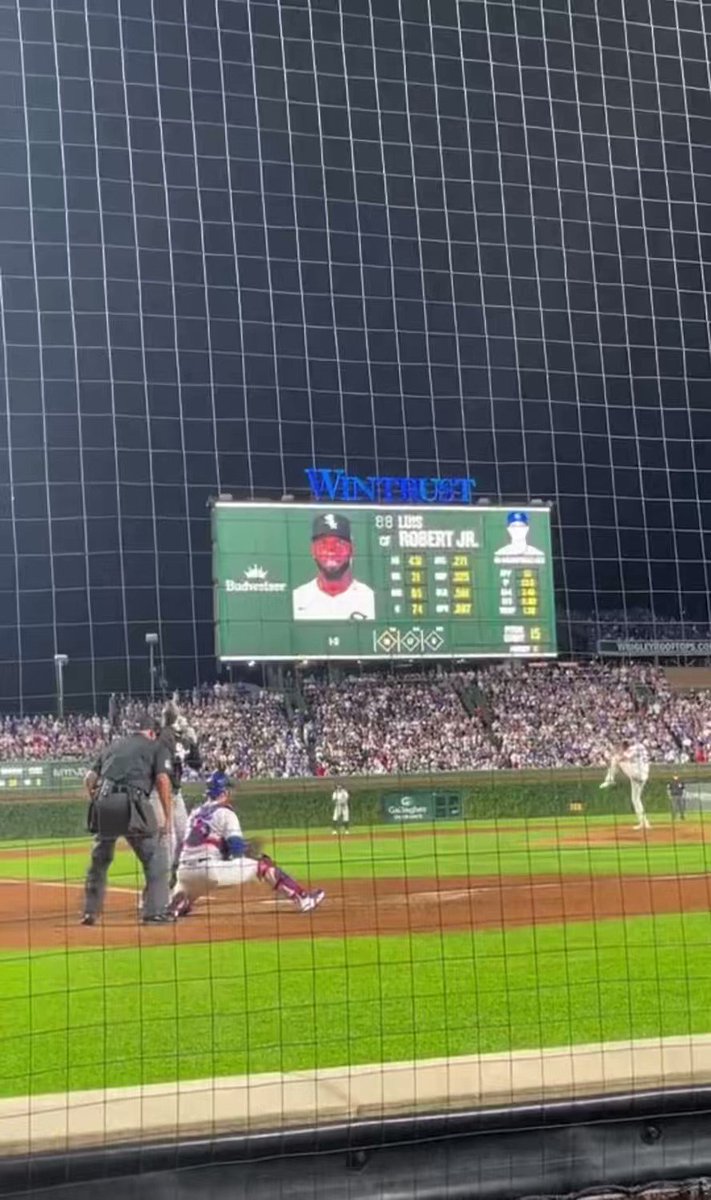 Hell of a view for the Luis Robert game-winner
