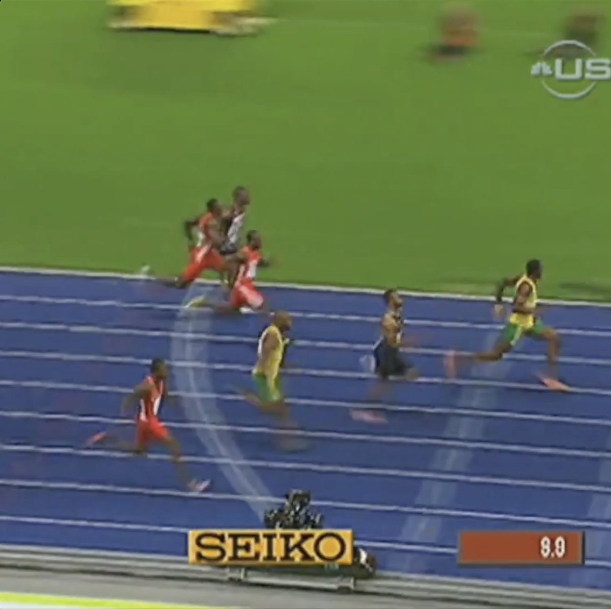 Today marks 14 years since Usain St. Leo Bolt ran a world-record 9.58 for a men’s 100m world title! 🔥