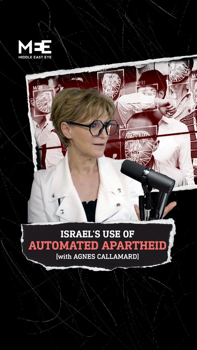 Amnesty International’s Agnes Callamard says the use of AI facial recognition systems to monitor Palestinians in East Jerusalem and Hebron amounts to a form of ‘automated apartheid’. Watch the interview on The Big Picture podcast: