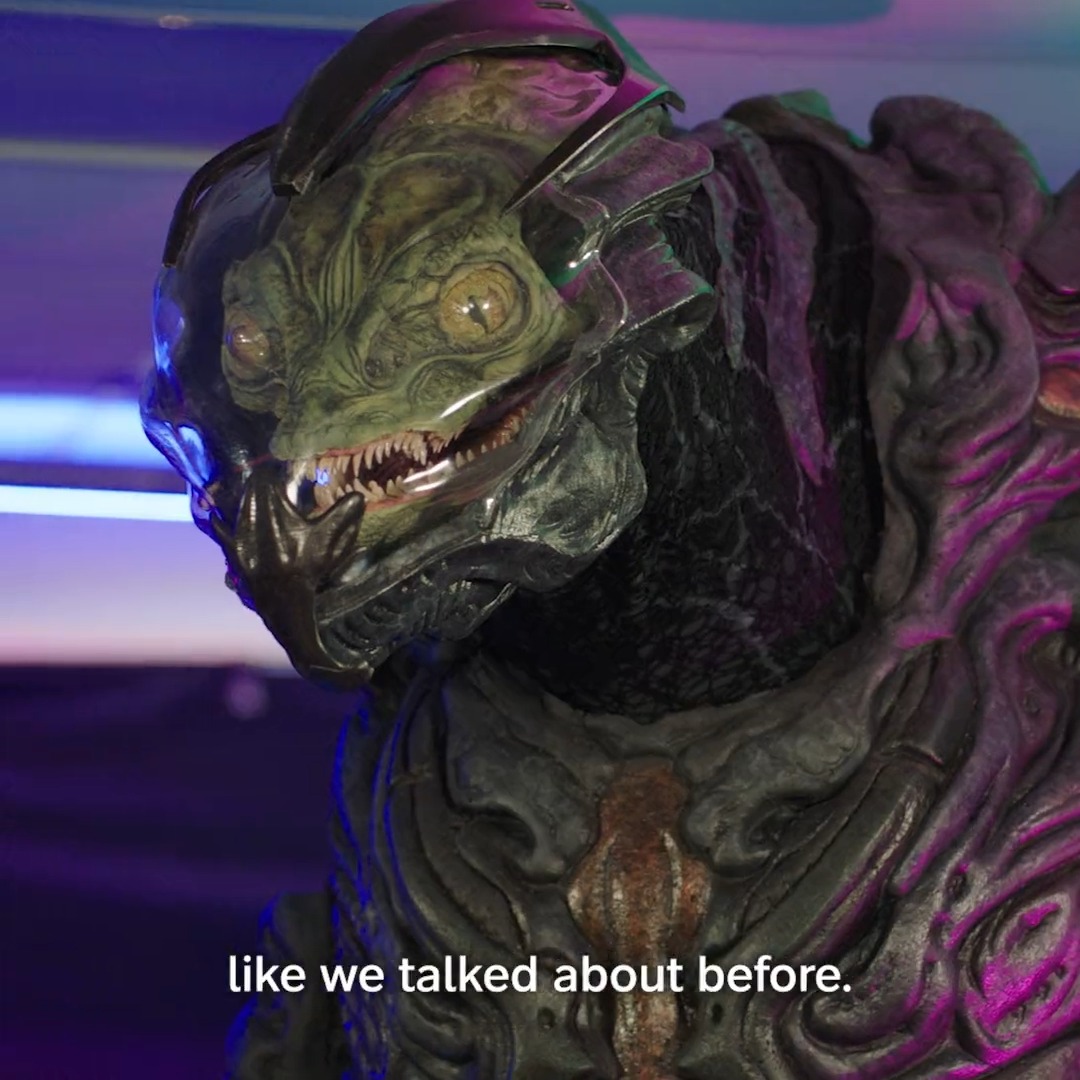 Take a close-up look at the new design of the Gorn used in the #StarTrek #StrangeNewWorlds season finale.