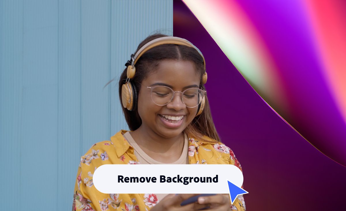 Okay, this is incredible. The new Adobe Express lets you remove the background of your VIDEOS! 🤯