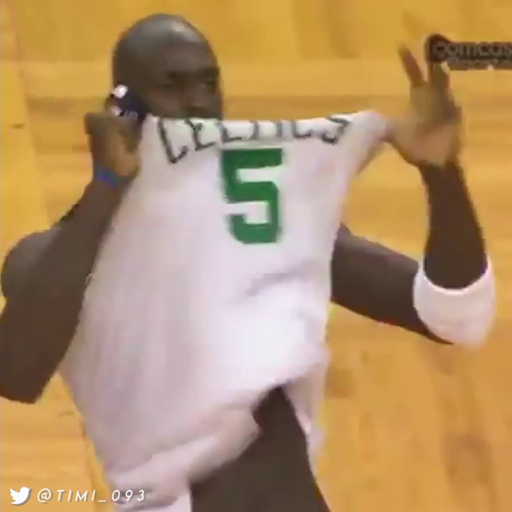 that time when Kevin Garnett played against the Minnesota Timberwolves for the first time since the trade, and did this: