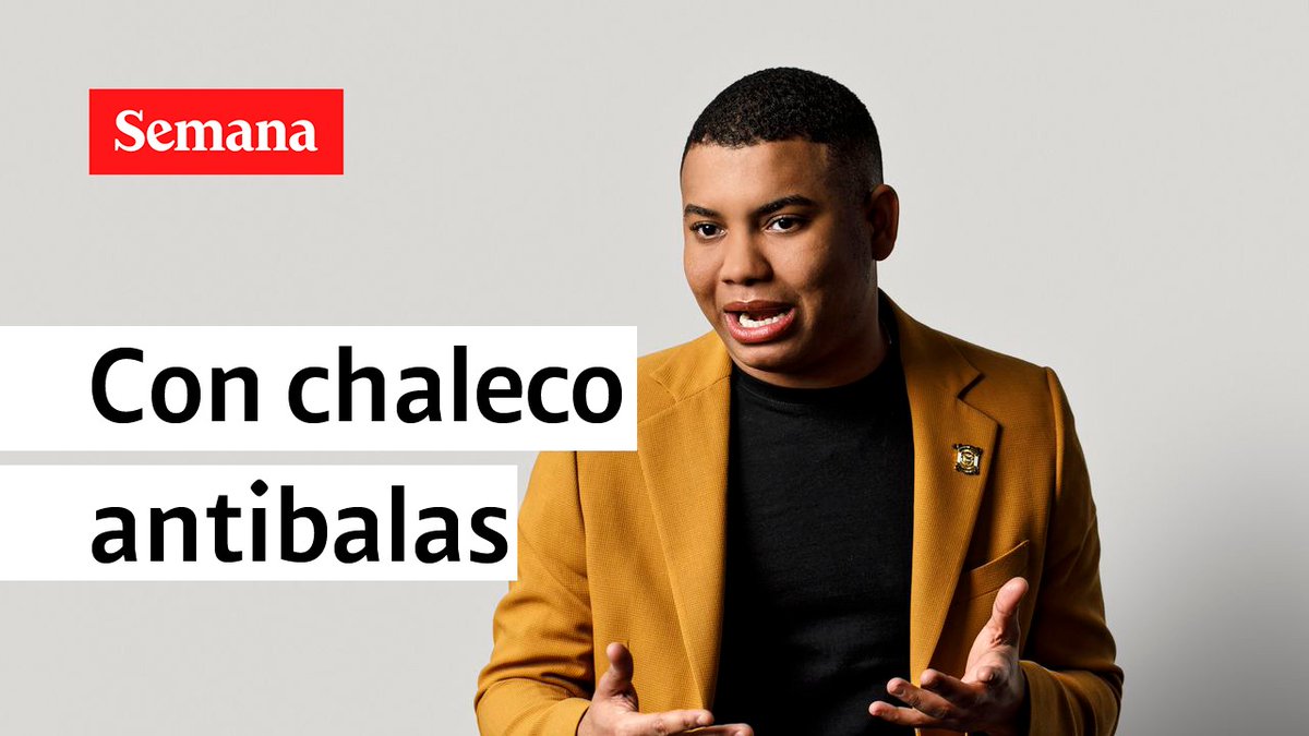 “No voy a dejar que me pase lo mismo que pasó con el candidato presidencial de Ecuador”: Miguel Polo Polo explica por qué acudió a la “Marcha de la mayoría” en Bogotá con chaleco antibalas.
