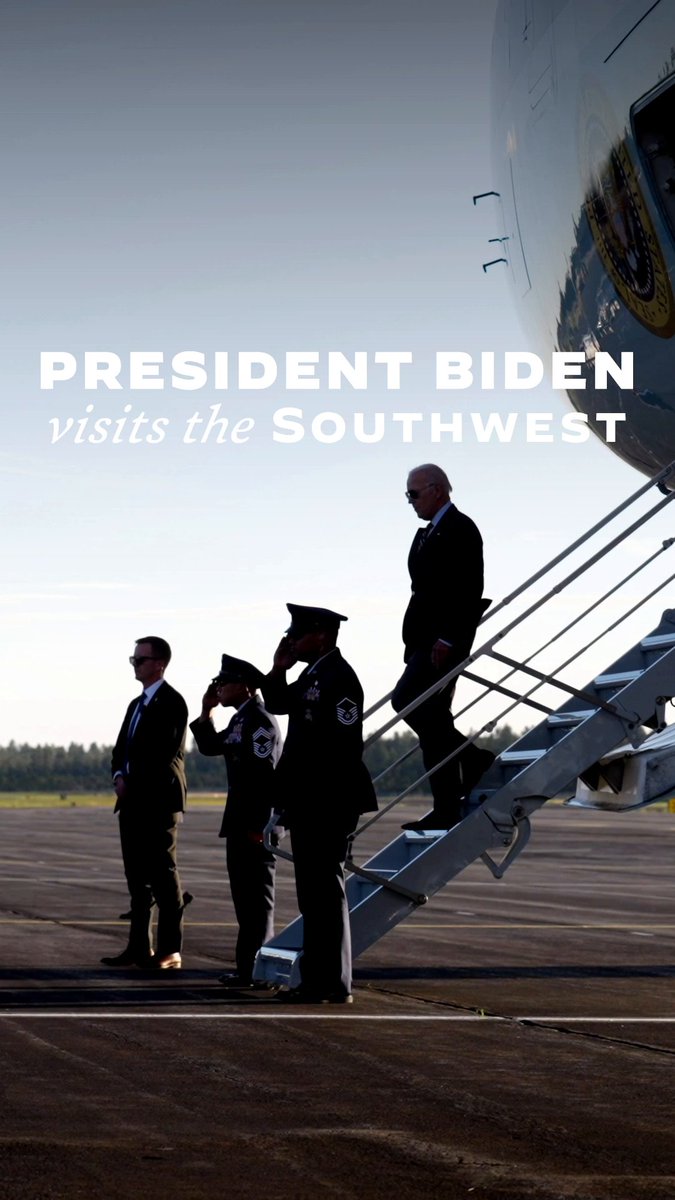 Our Southwest visit was defined by bold conservation action, investments in our veterans, and bringing manufacturing home where it belongs.