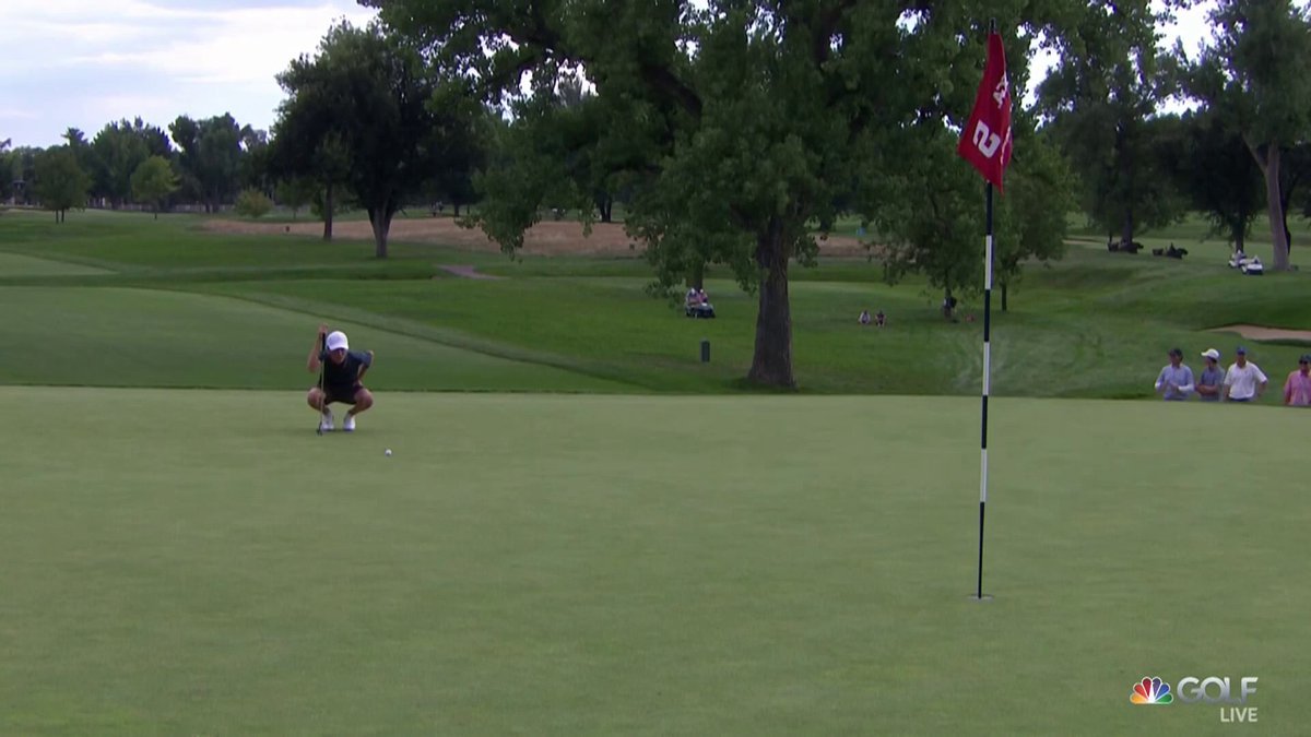 What a match! 👏👏👏 BYU Men's Golf's Cooper Jones outlasts Maxwell Moldovan in 23 holes. #USAmateur