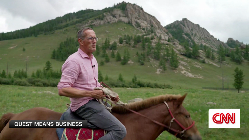 Richard Quest sees Mongolia on horseback