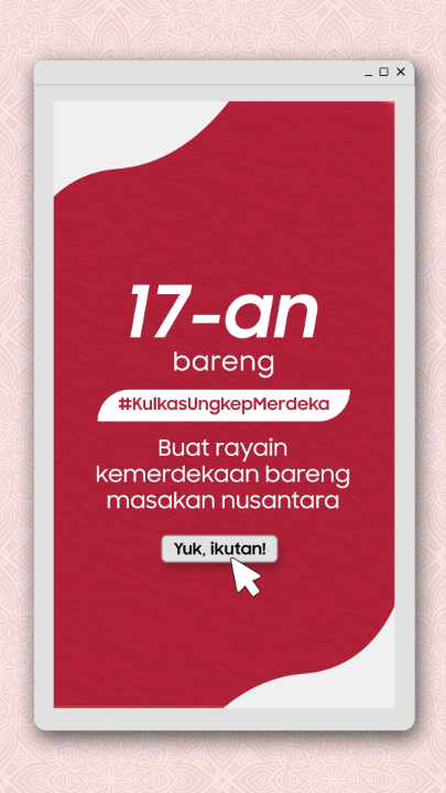 Lomba 17-an bareng #KulkasUngkepMerdeka, yuk! Caranya gampang, tinggal reply dan share sebanyak-banyaknya foto masakan Nusantara yang mau kamu simpan di Kulkas Ungkep, beserta alasannya juga yaa! Cek info lebih lengkapnya di video ๐ #RealLifeSolution #SmartLifeEnhancer