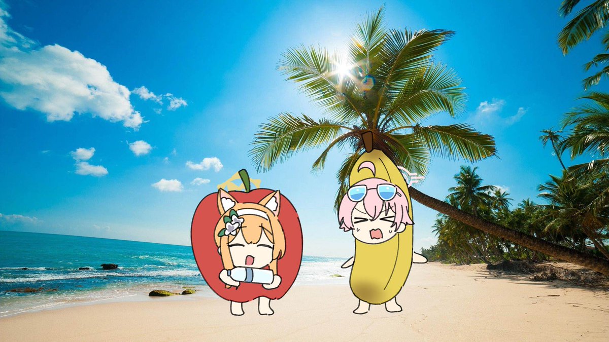 あっついホシノとマリー