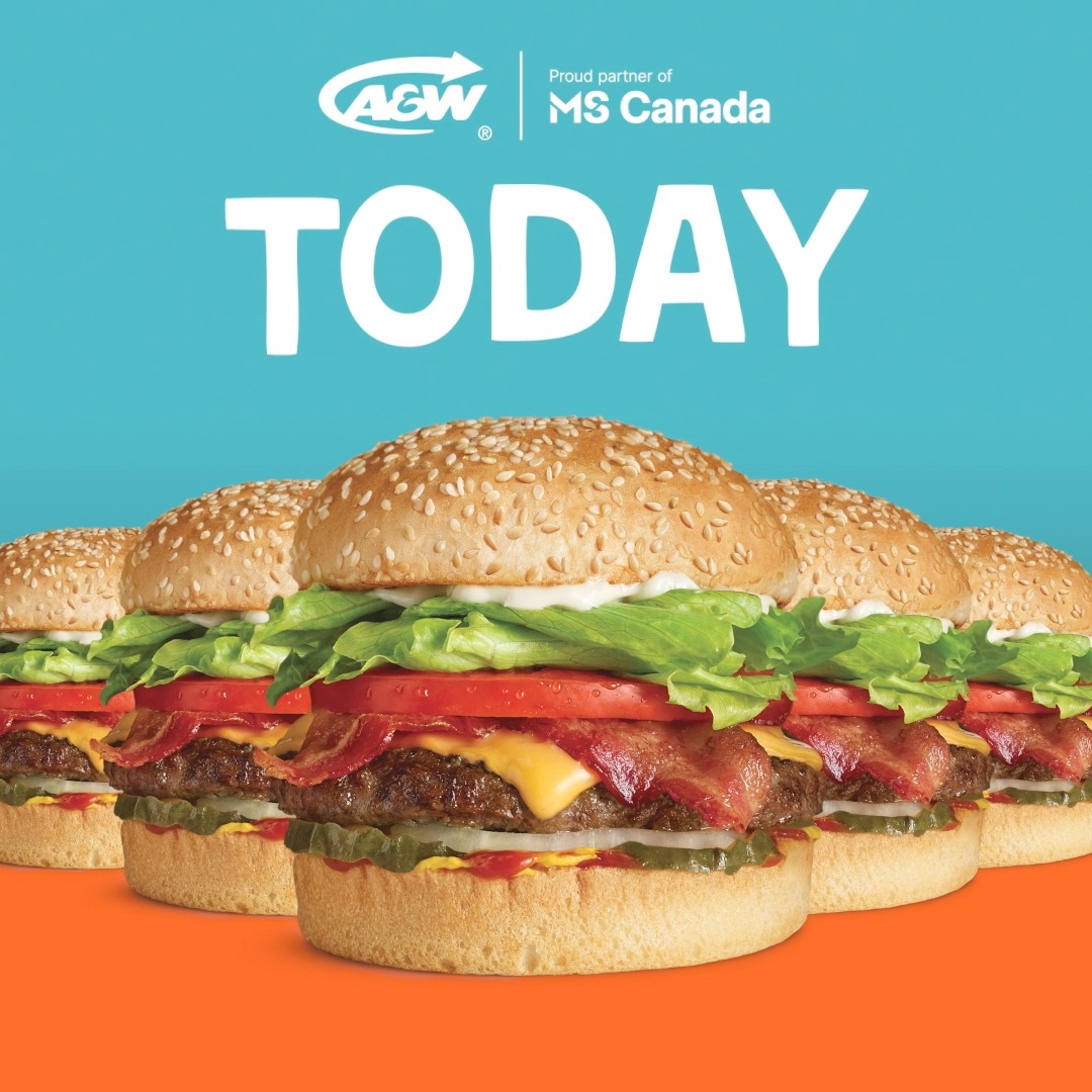Happy #BurgersToBeatMS Day! 🎉 Who’s ready to eat burgers for a good cause? 🙋 $2 from every Teen Burger® SOLD TODAY will support Canadians affected by #MS. Visit your local @awcanada for breakfast, lunch, or dinner (or all three) and help us beat MS bite by bite! 🍔