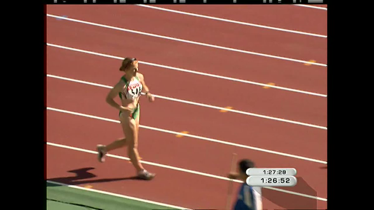 We're just two days away from the World Athletics Championships! It was 20 years ago this month since Gillian O Sullivan won Silver for Ireland in Paris with a fantastic performance in the 20KM Walk. 🥈🇮🇪 #WorldAthleticsChamps | Athletics Ireland