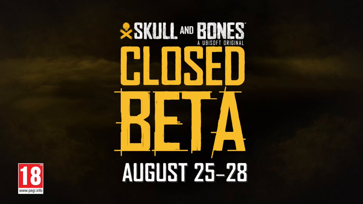 Get ready to set sail with Skull and Bones! Register now for the PC closed beta taking from August 25-28:
