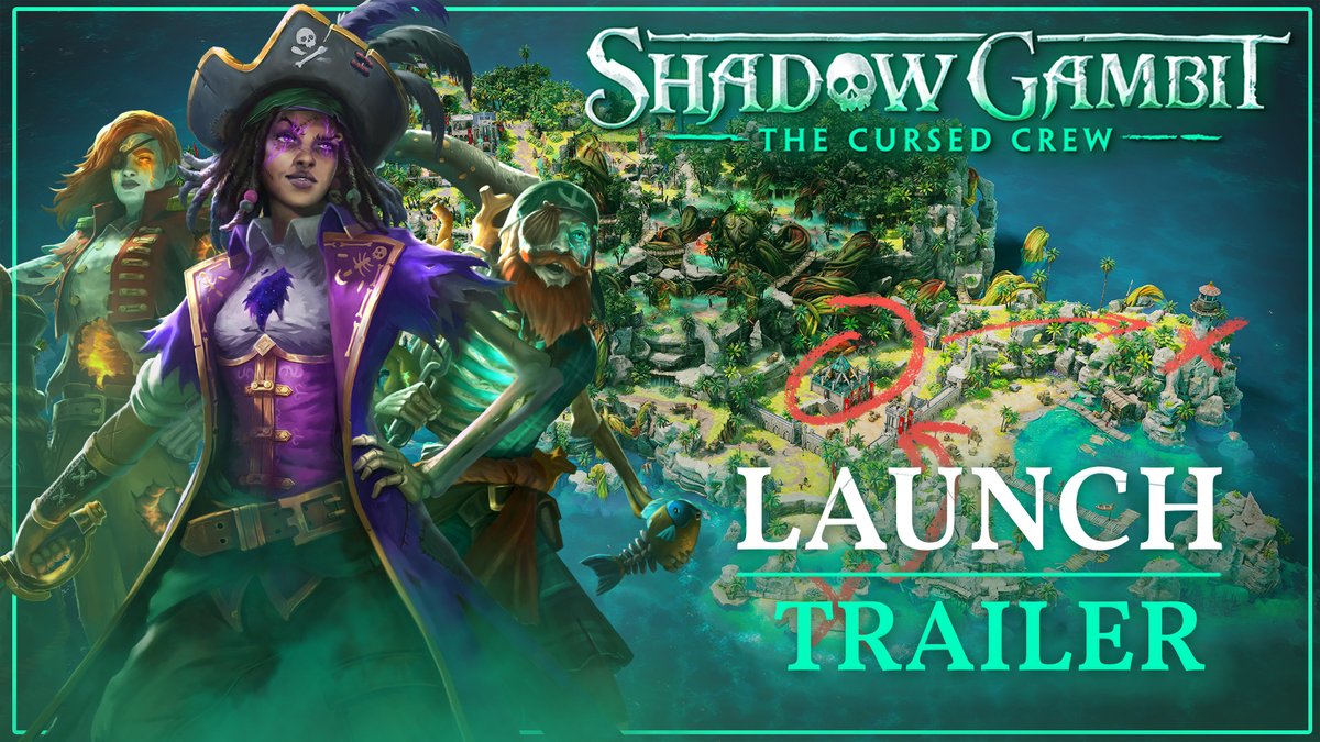 Shadow Gambit: The Cursed Crew is OUT NOW on PC, Xbox Series & PS5! 🏴☠️ 👉 Get your Steam key in our official store to support us directly: Thank you from the entire Mimimi crew. ❤️ Now hoist the sails & enjoy your pirate adventure, arrr! #shadowgambit