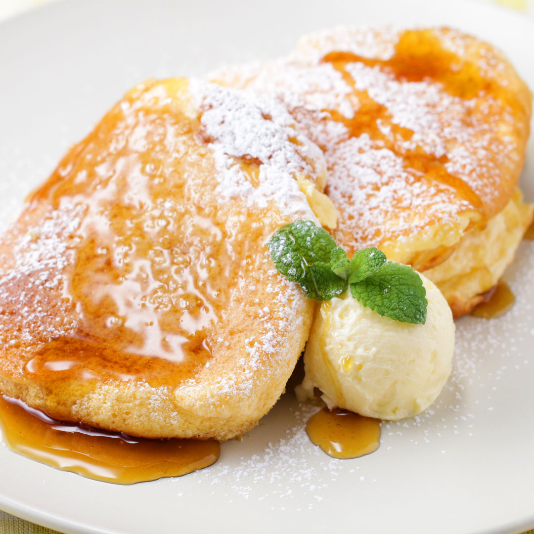おうちでカフェ気分♪ ふわしゅわパンケーキ🥞🍴 #tastyjapan
