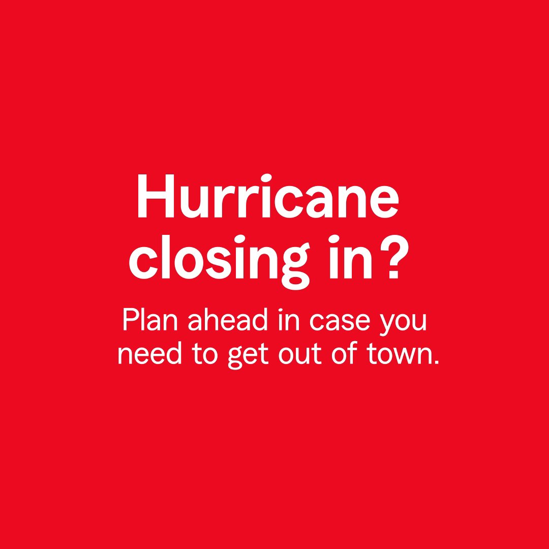 During #hurricane season, don't be caught unprepared. Follow these tips to make sure you and your loved ones are ready if you need to evacuate.