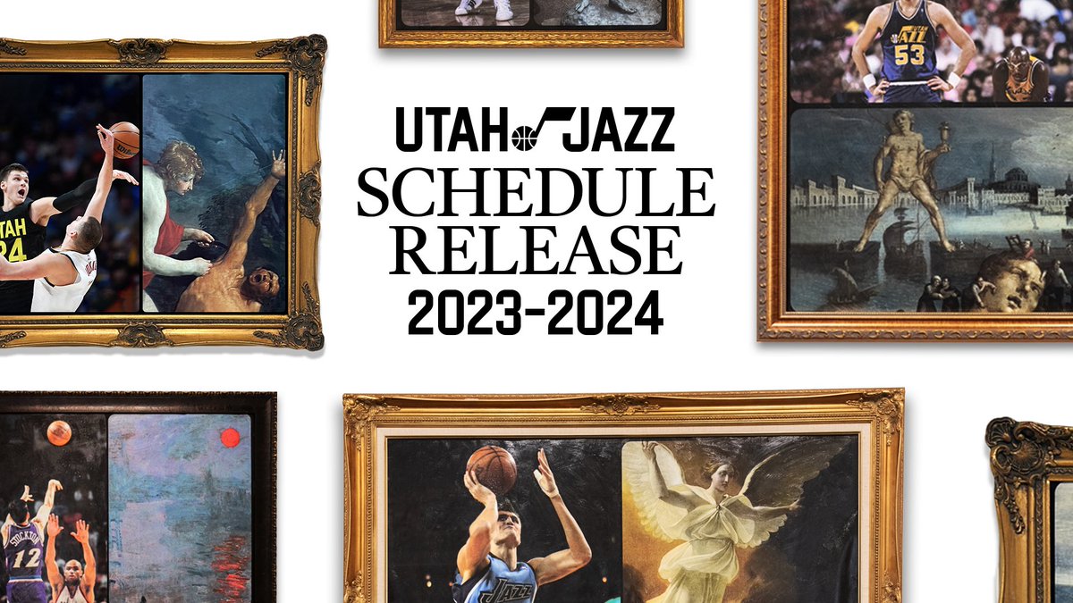 art imitates life, as they say 🖼️👨🏻‍🎨 you are now entering the 2023/24 schedule release exhibit: #TakeNote | @artbutsports