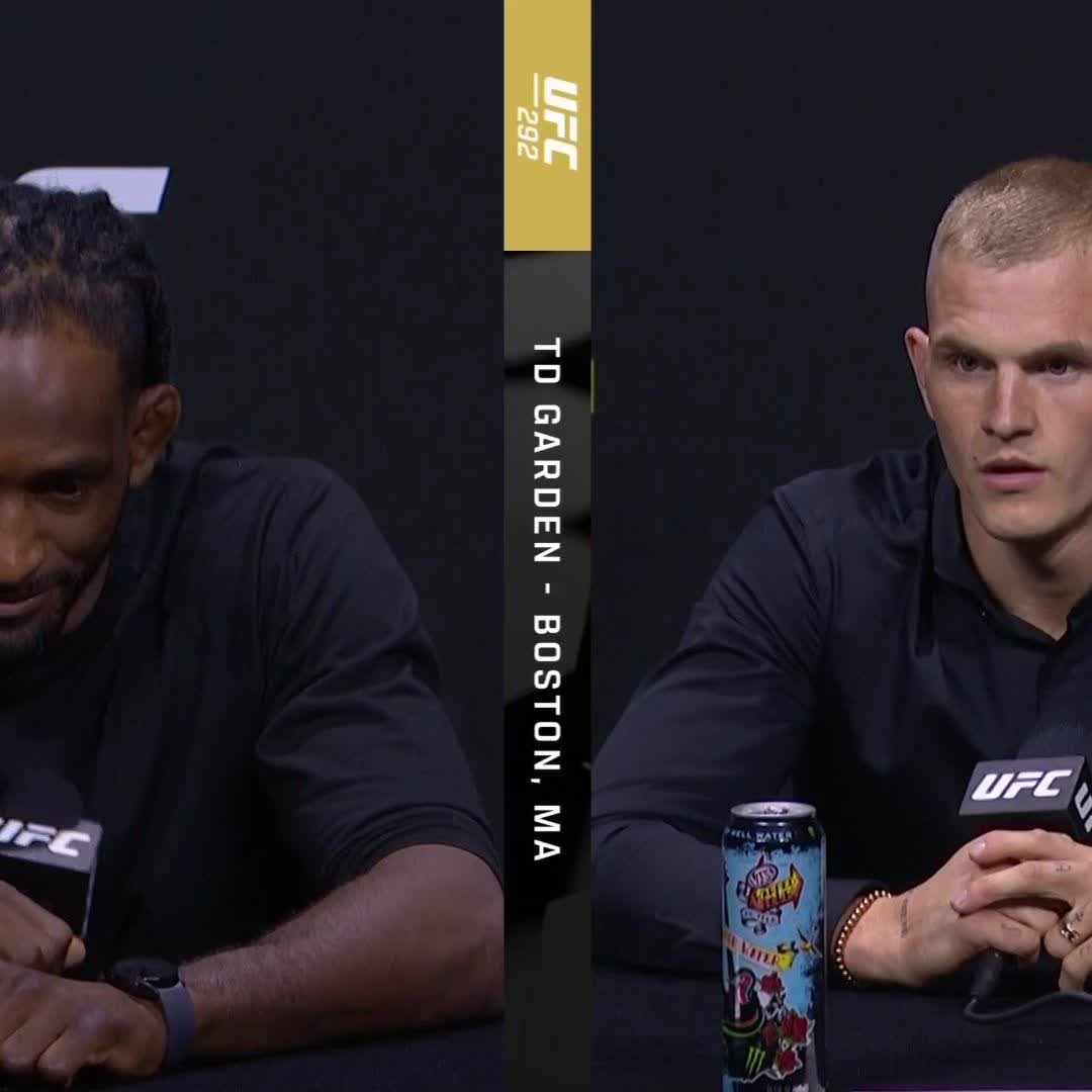 Things are HEATED between Neil Magny and Ian Garry 😳 #UFC292