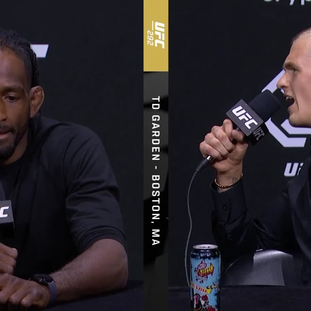"You'll do f**king nothing!" 🤬 Things have got HEATED in a hurry between 🇮🇪 “The Future” Ian Machado Garry & Neil Magny! #UFC292