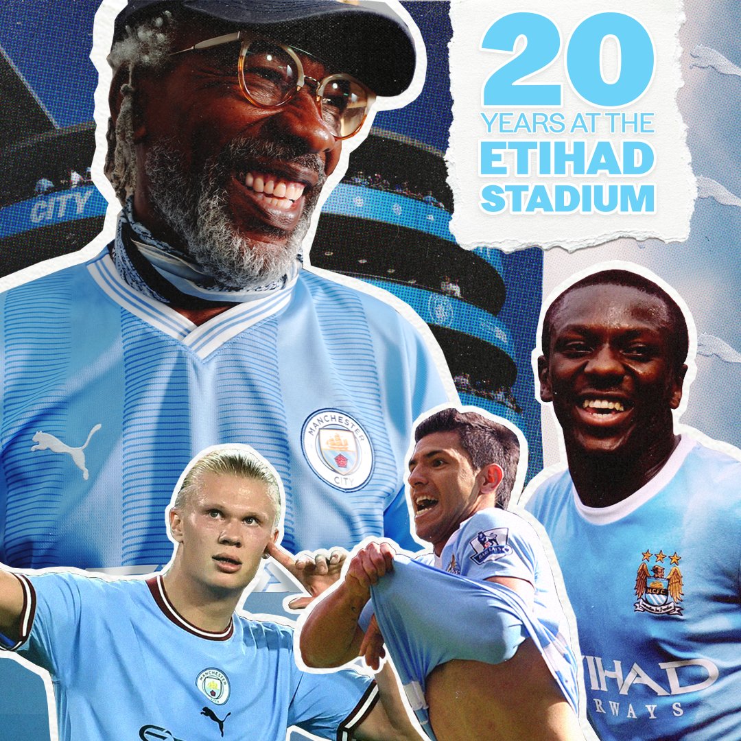 "We poured all our faith into this ground, and just look what we got back." Celebrating 20 years at the Etihad Stadium, this is Winston's story! 🩵 #ManCity | PUMA Football