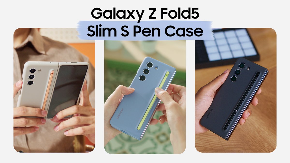 Flip your creative process on its head with the #GalaxyZFold5 and Slim S Pen Case. Whether you’re a designer, creator, or musician, watch how this powerhouse fits into your productive day. #JoinTheFlipSide​ Learn more: