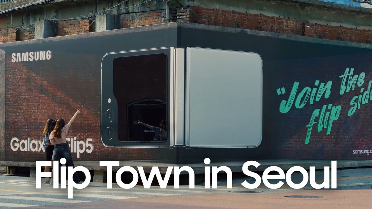 Capturing Seoul’s heart - the #GalaxyZFlip5 and #GalaxyZFold5 are taking over the city! #JoinTheFlipSide​ Learn more: |