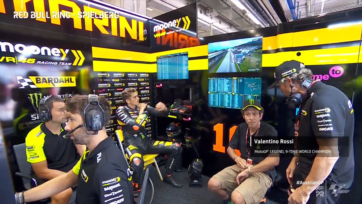 Ciao, Valentino Rossi! 👋 The boss is in the house Pertamina Enduro VR46 Racing Team 😎 #AustrianGP 🇦🇹