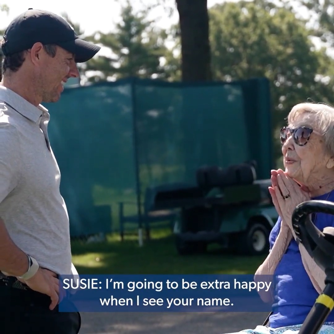 A day 103 years in the making. Lifelong golf fan Grandma Susie experiences her first day at a PGA TOUR event, with a few special surprises along the way.