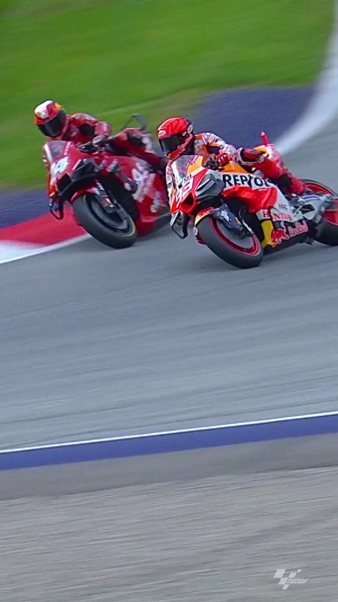 A frustrated Marc Márquez found Pol Espargaró right where he wanted to turn in! 💥 As a result, the stewards have given Pol a 3-place grid penalty for Sunday's Grand Prix ⚠️ #AustrianGP 🇦🇹