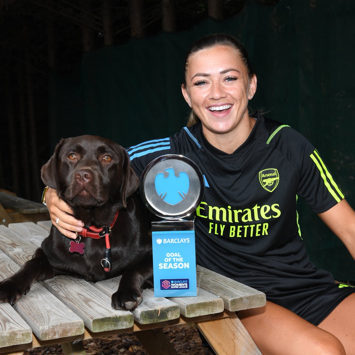What better way to welcome back Katie McCabe… One Barclays Women's Super League Goal of the Season award 🏆 And another good Win 🥰