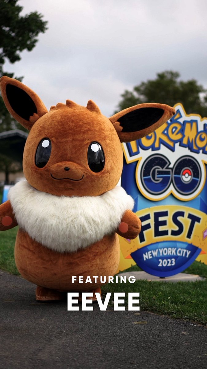 Pikachu and Eevee have made it to this year’s #PokemonGOFest2023 in New York City! 🥳🤩 Give them a warm welcome by dropping a 👋 below!