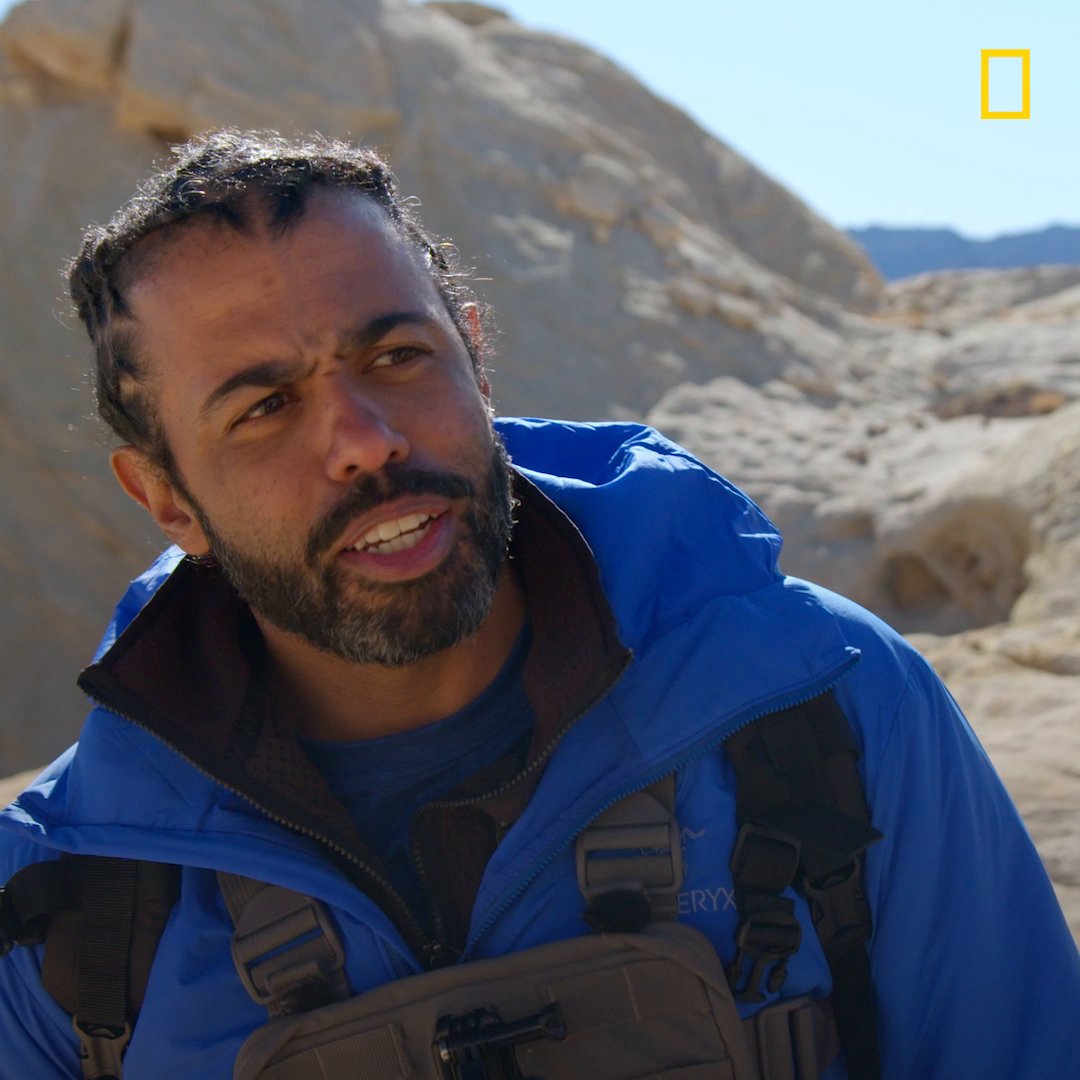 Even if you're Daveed Diggs, it's hard to remain chill when Bear Grylls OBE is in charge of your agenda for the day! #RunningWild