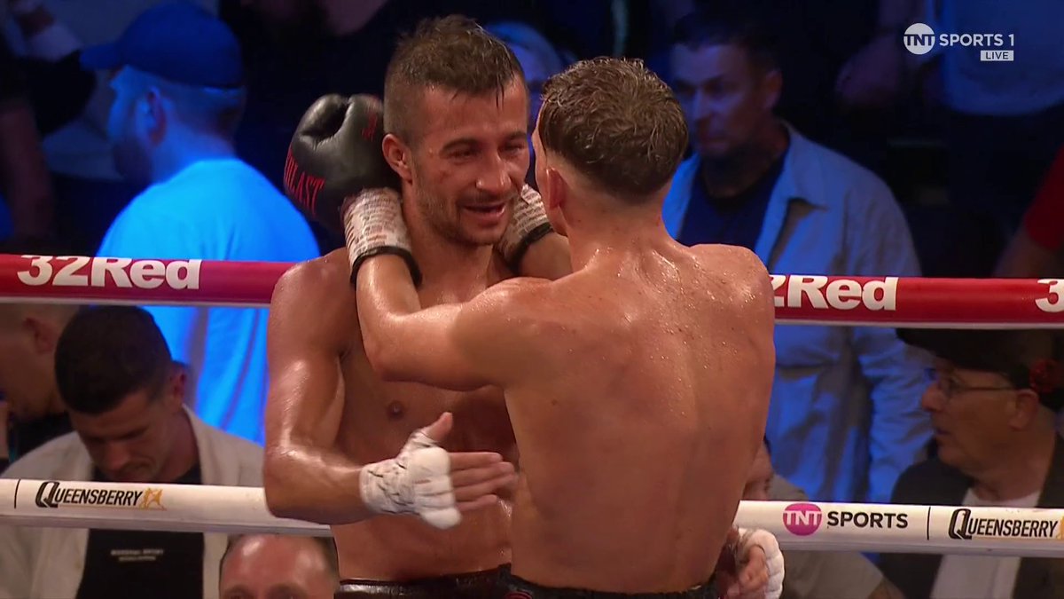 After a hard 9-rounds of boxing action, Dennis McCann v Ionut Baluta ends a majority draw! 🥊 #McCannBaluta | Live on TNT Sports &amp; discovery+