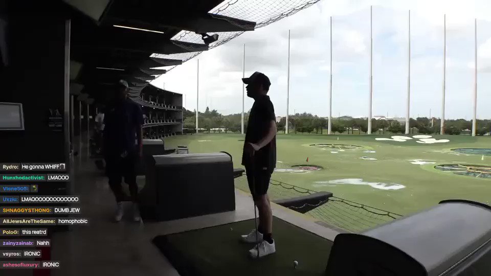 Adin Ross was swatted while golfing with Jynxzi