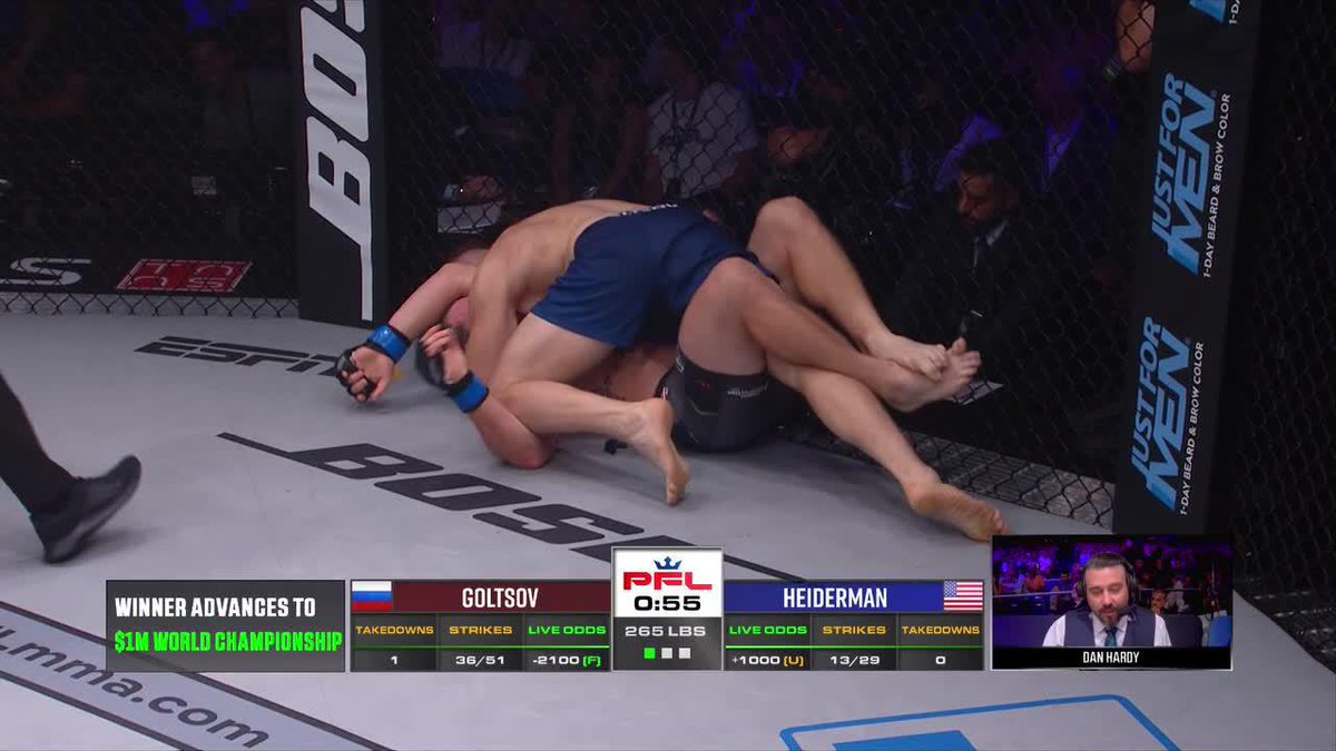 JUST ๐ LIKE ๐ THAT ๐ DENIS GOLTSOV IS HEADING TO THE #PFLWorldChampionship!
