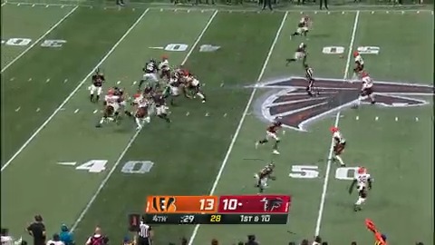 ANOTHER DART FROM WOODSIDE 🎯 📱: Stream #CINvsATL on #NFLPlus